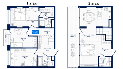 3-комнатные